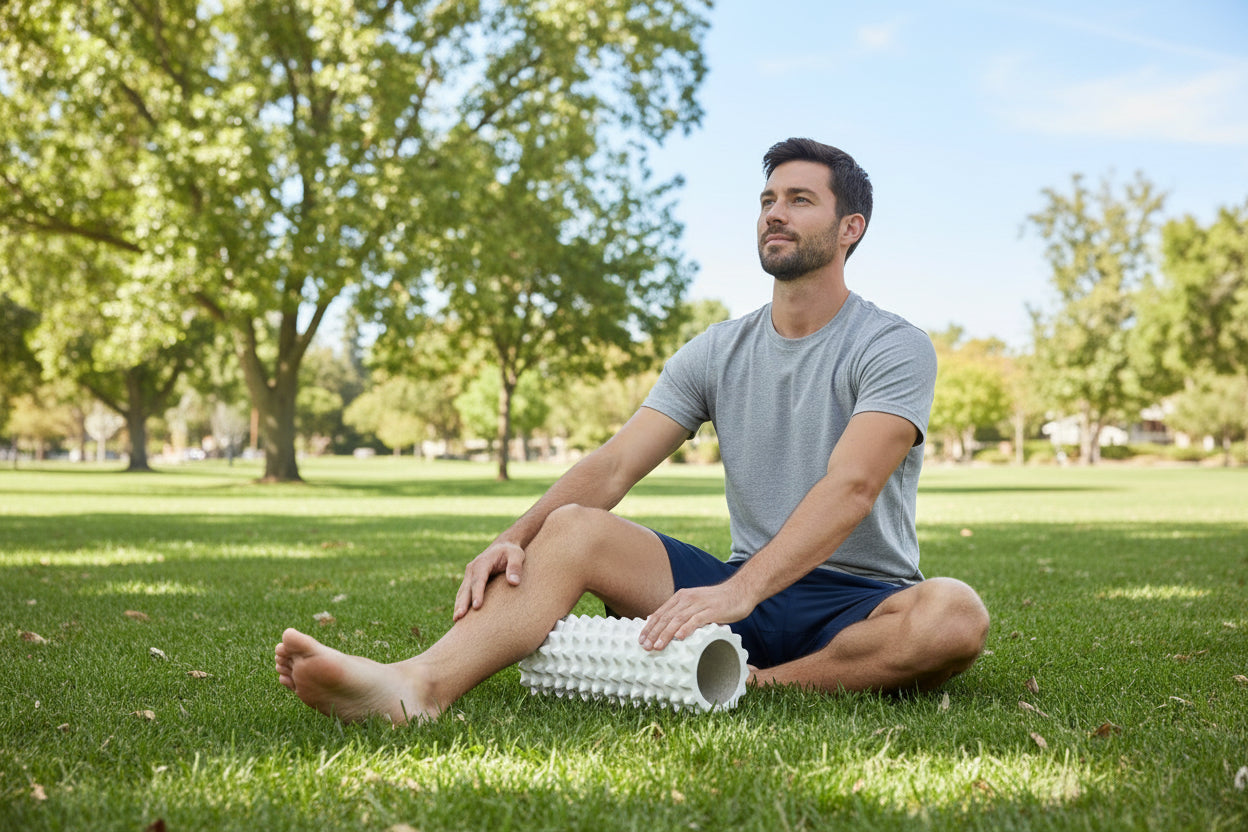 RYVORA Crescent Hollow Foam Roller